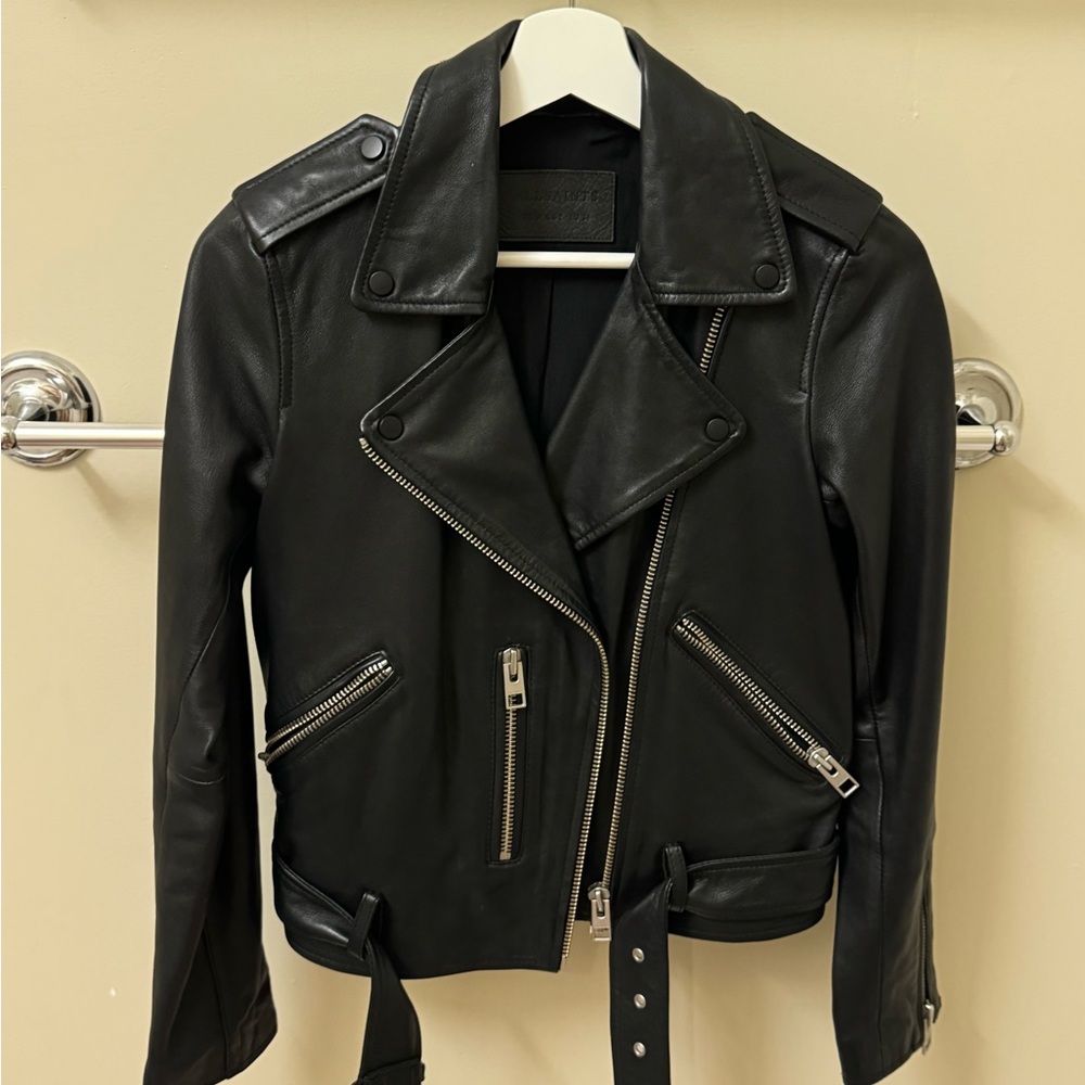 ALL SAINTS Balfern Leather Biker Jacket